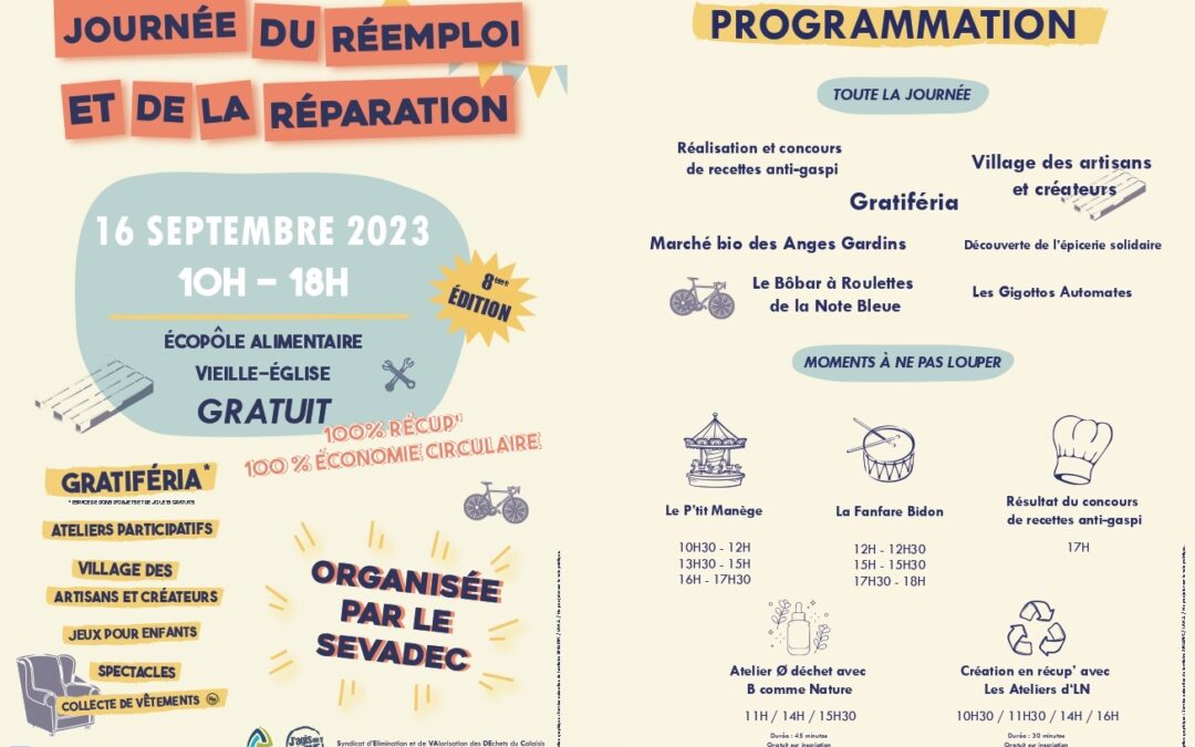 Journée du Réemploi et de la Réparation